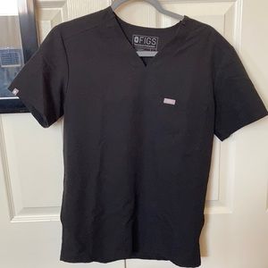 Figs black Scrub top